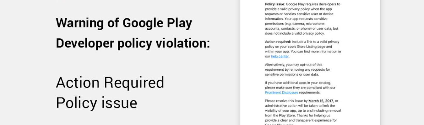 Google Play Developer Policy Generator